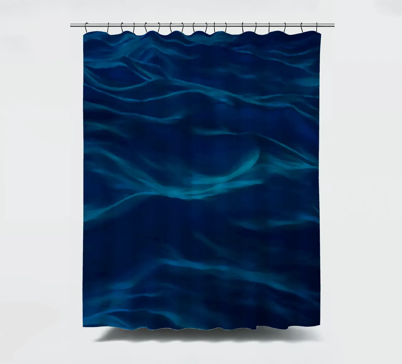 Dark Waves shower curtain by menega sabidussi | moods