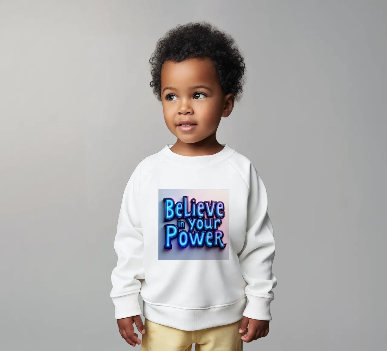 Cree en tu poder sudadera de bebé de inspirational quote