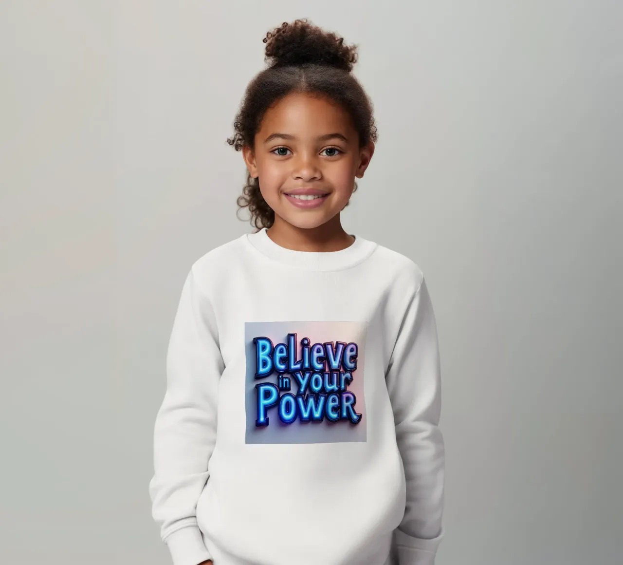 Cree en tu poder sudadera para niño de inspirational quote
