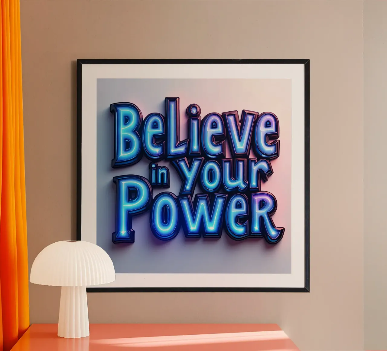 Cree en tu poder hahnemühle de inspirational quote