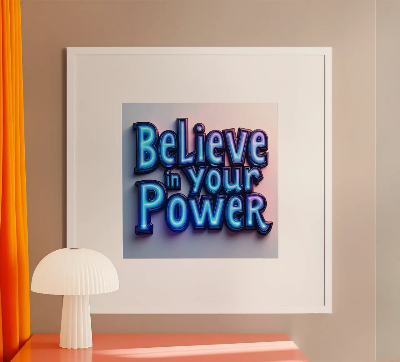 Cree en tu poder hahnemühle de inspirational quote