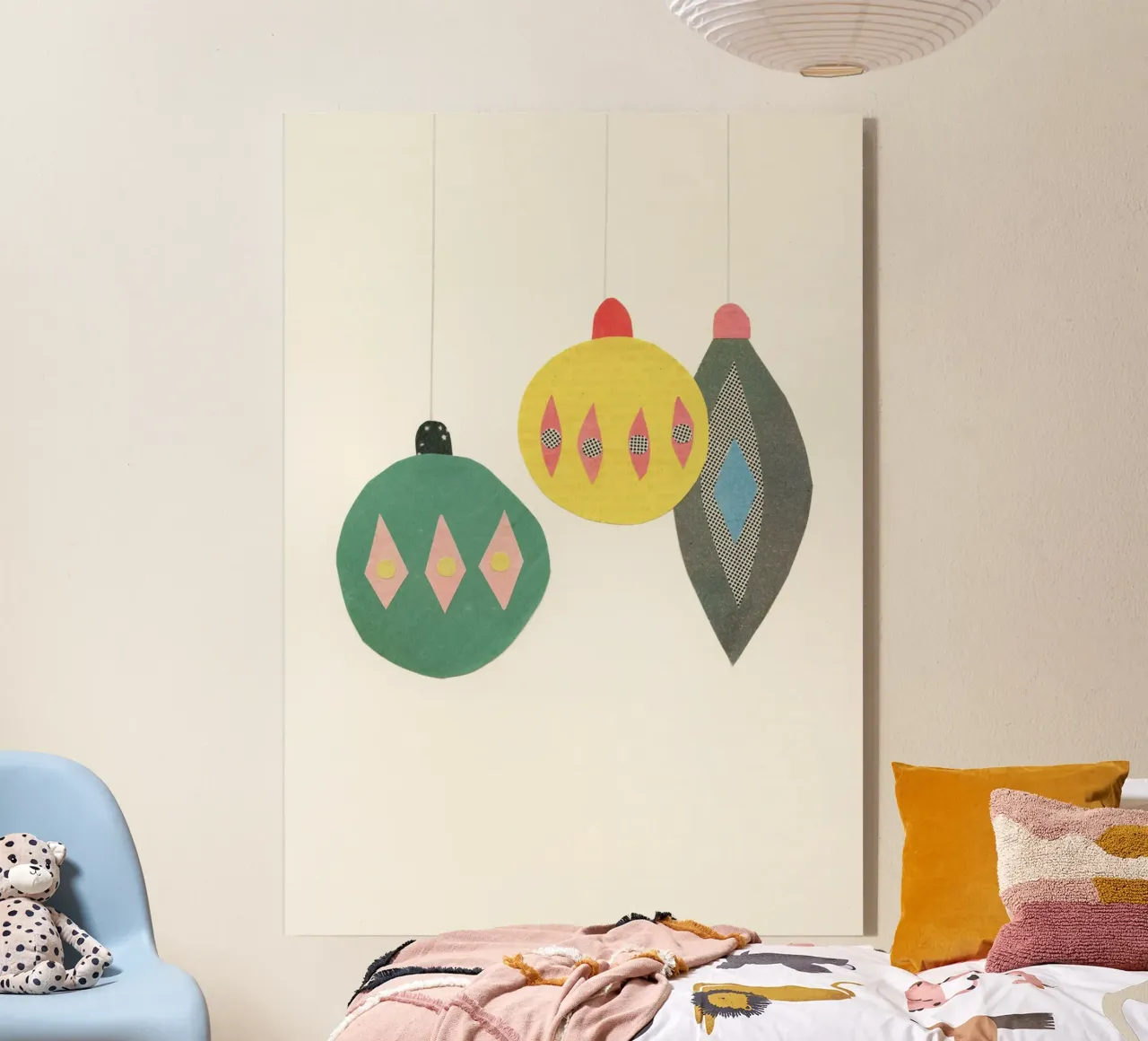 Baubles plexiglass da Cassia Beck Collage