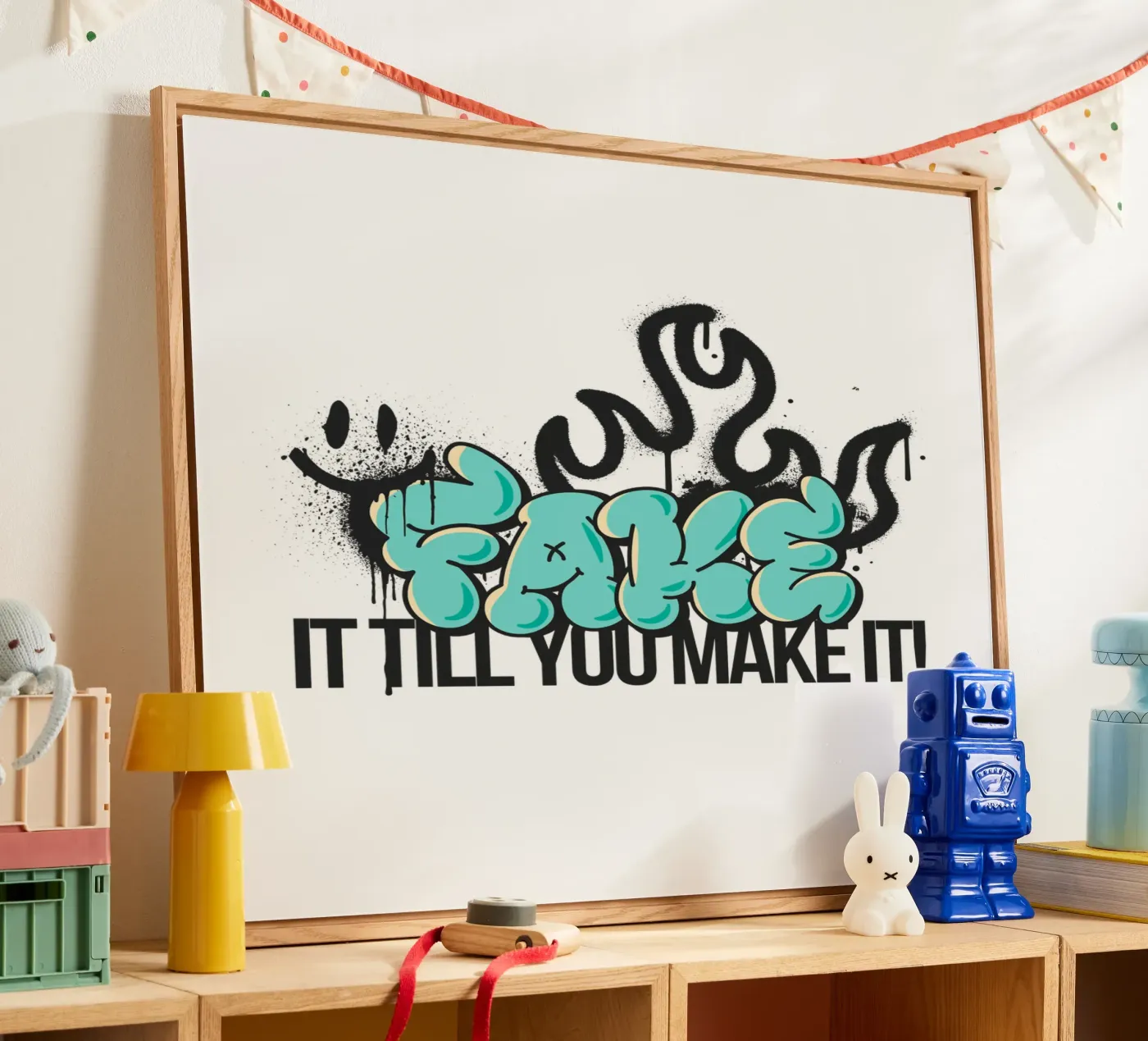 FAKE IT plexiglas de SMRT STUDIO