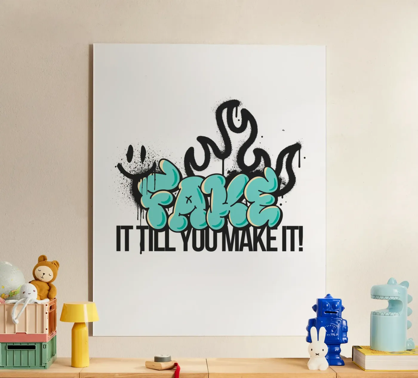 FAKE IT plexiglas de SMRT STUDIO