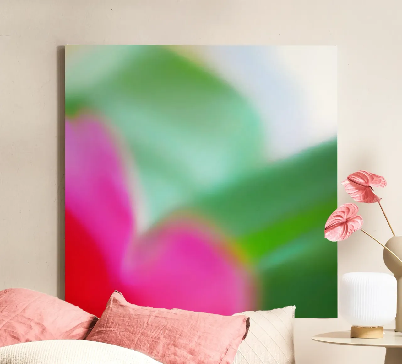 Colors of Spring 2 canvas met Baklijst van menega sabidussi | moods
