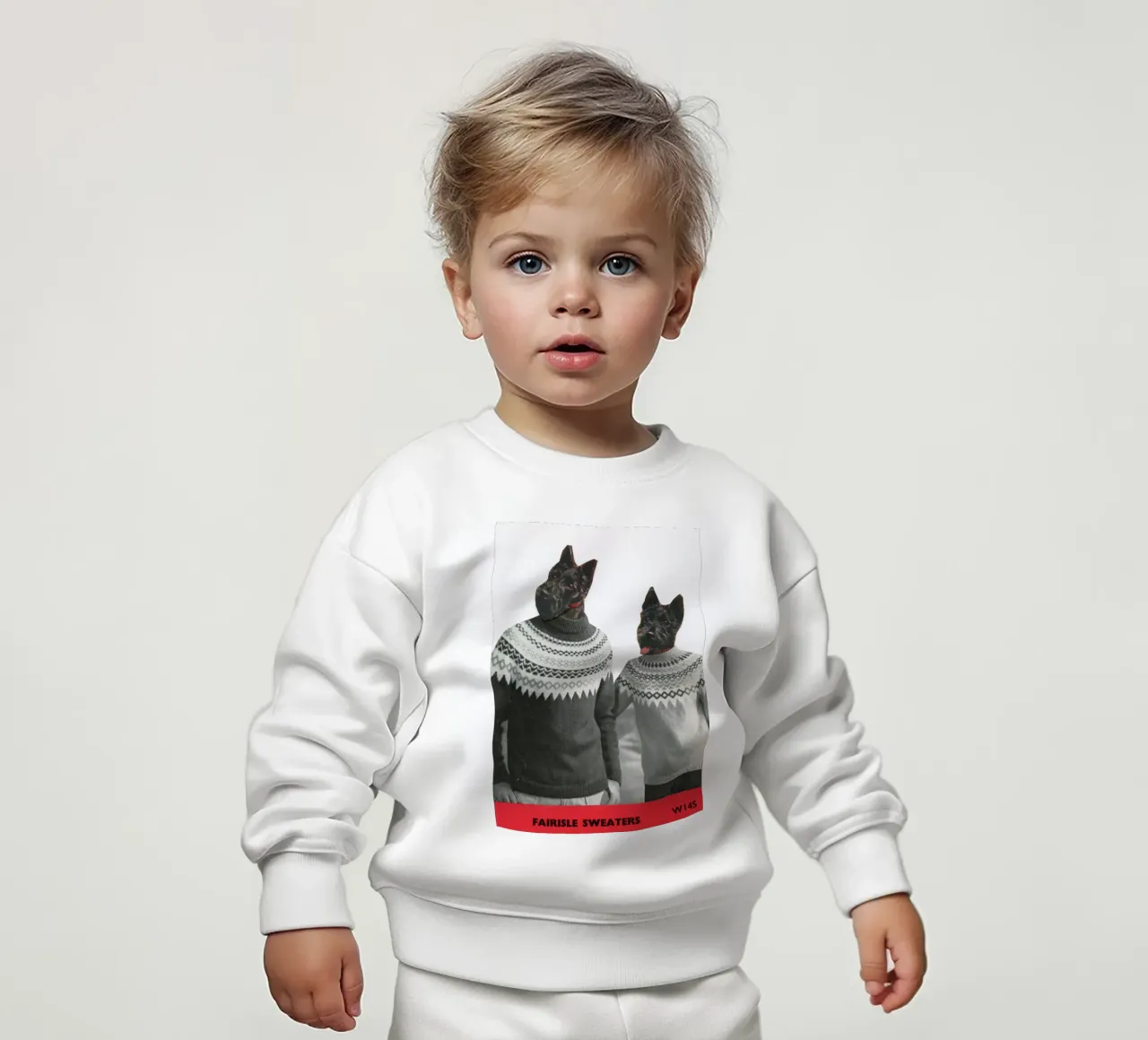 Maglione di Natale felpa neonato da Cassia Beck Collage