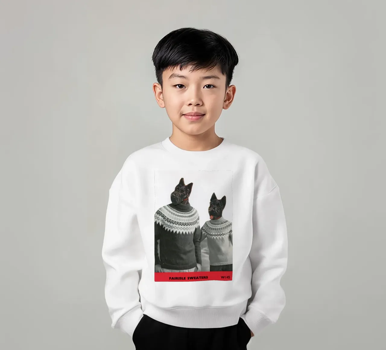 Maglione di Natale felpa bambino da Cassia Beck Collage