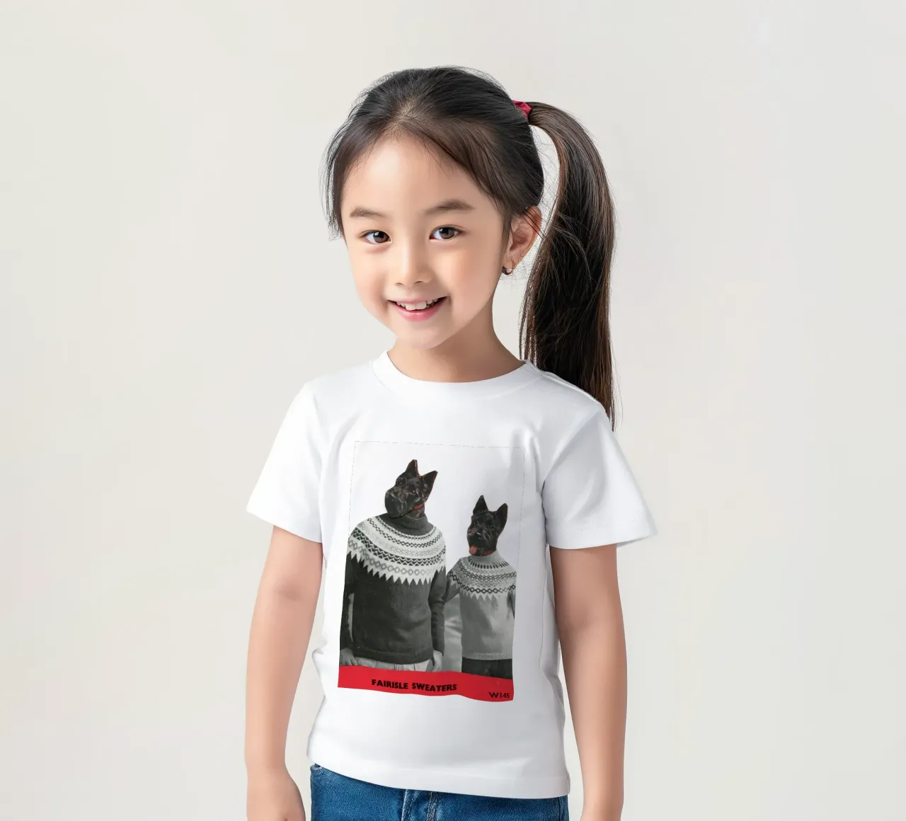 Christmas Jumper kids t-shirt by Cassia Beck Collage