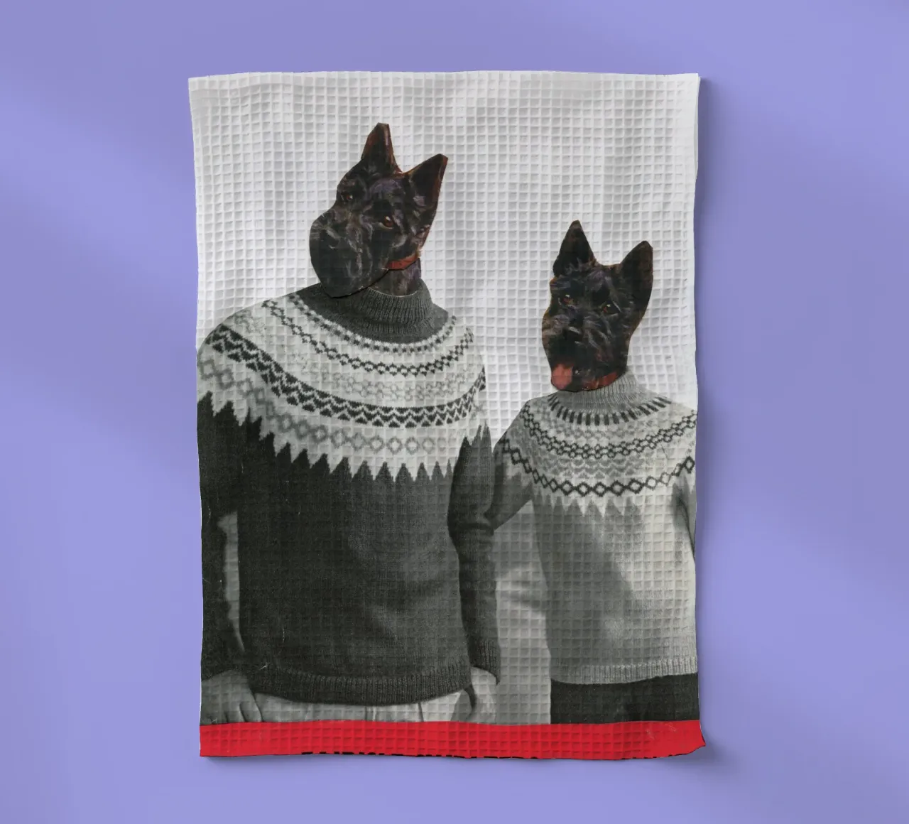Maglione di Natale canovaccio da cucina da Cassia Beck Collage