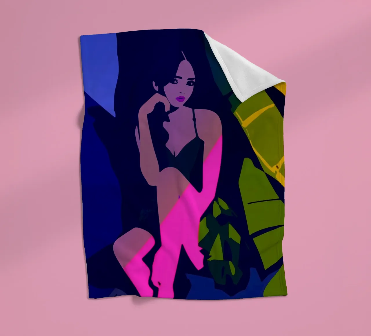 Beach Queen for a Day | Neon-Noir Femme Fatale coperta in pile da Autofocus