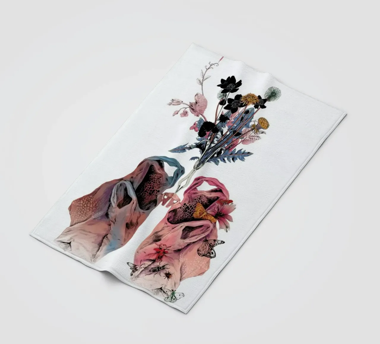 Lungs Fleecedecke von La Scarlatte