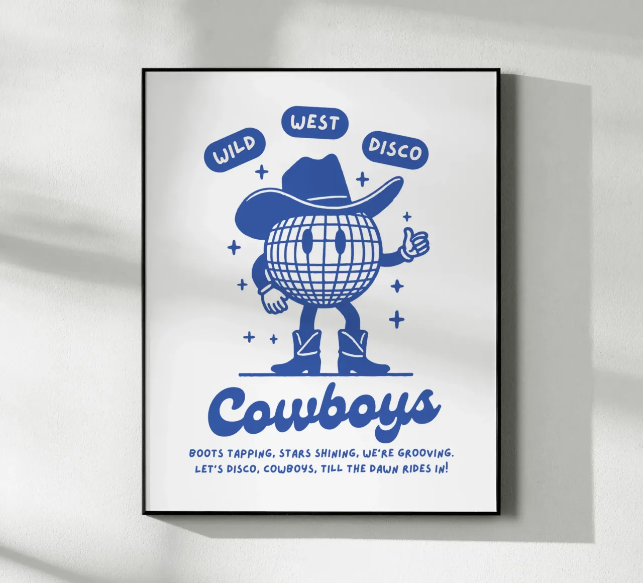 DISCO COWBOY plexiglass da SMRT STUDIO