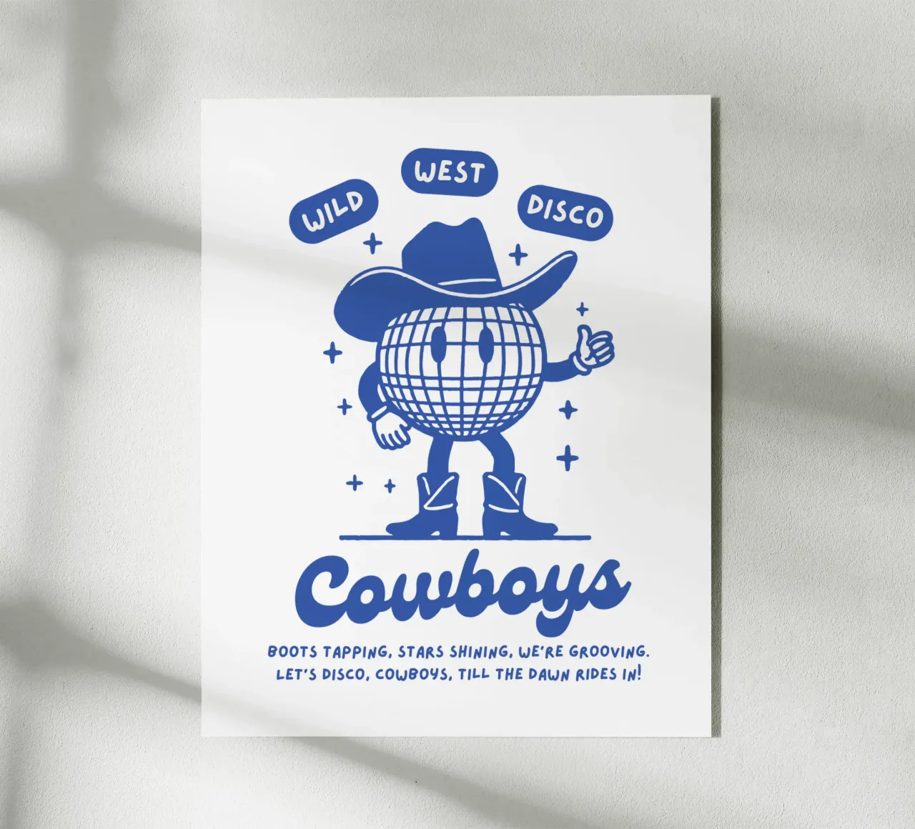 DISCO COWBOY plexiglass da SMRT STUDIO