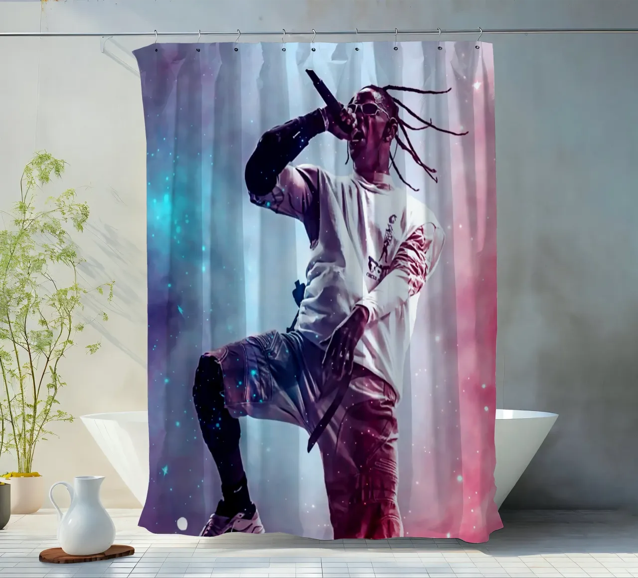 Travis Scott 53 Duschvorhang von music soul