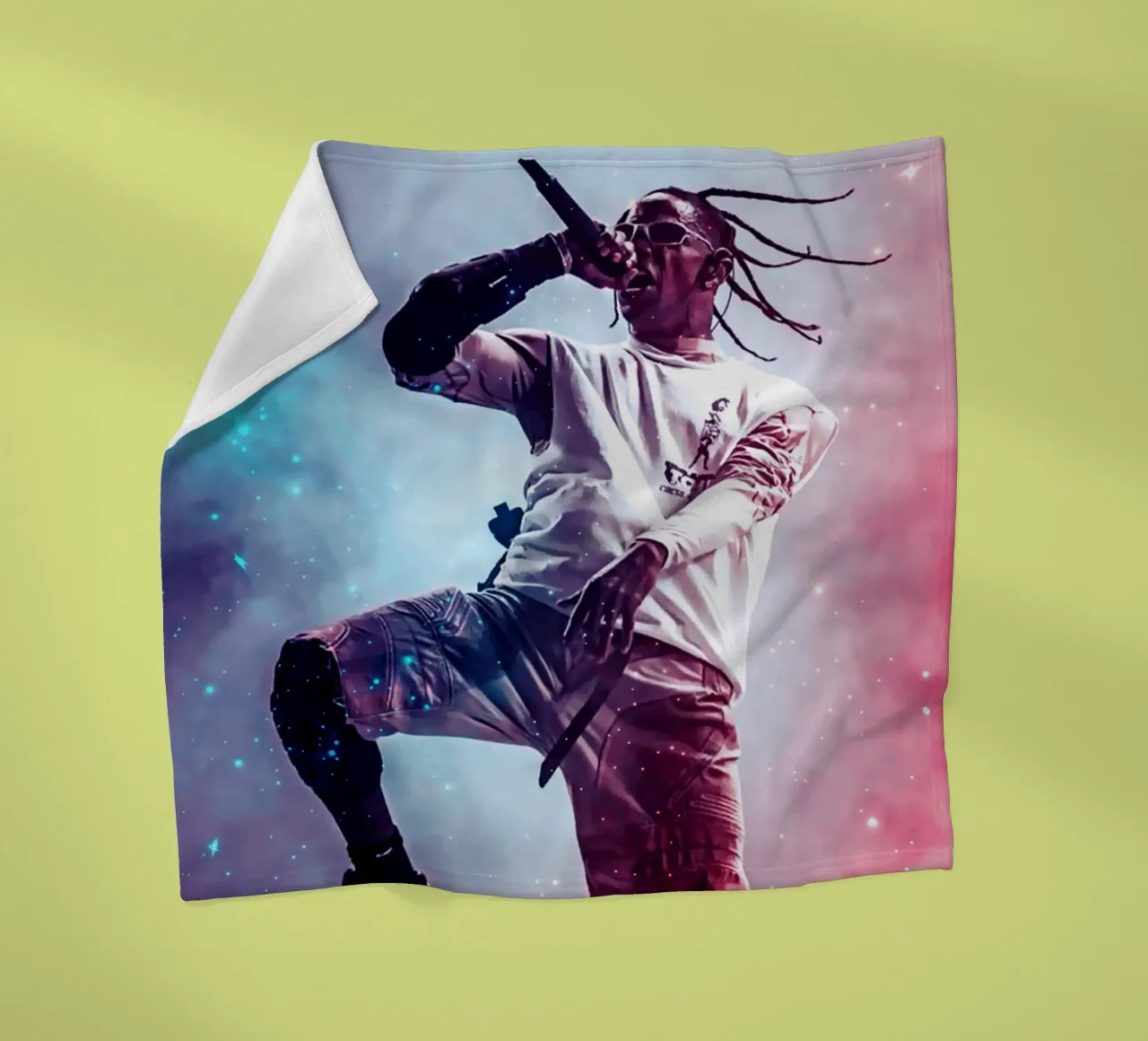 Travis Scott 53 coperta in pile da music soul