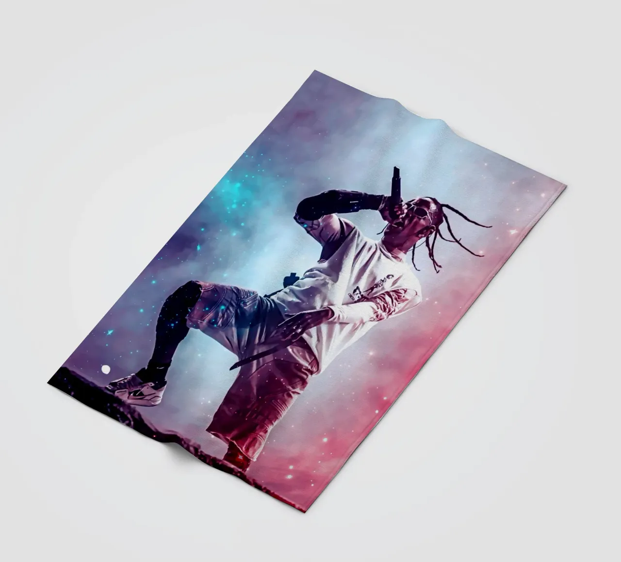 Travis Scott 53 coperta in pile da music soul