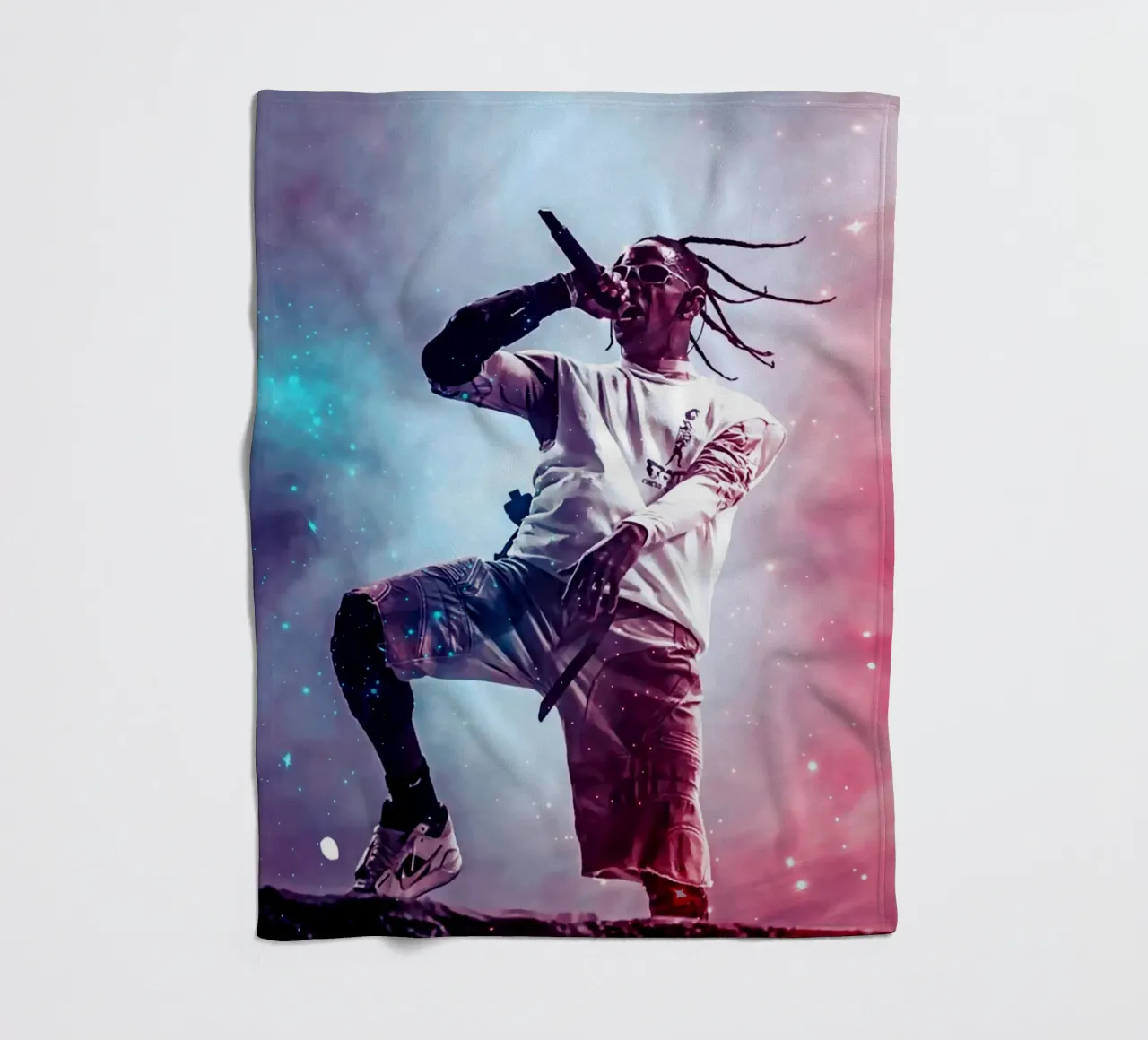 Travis Scott 53 coperta in pile da music soul