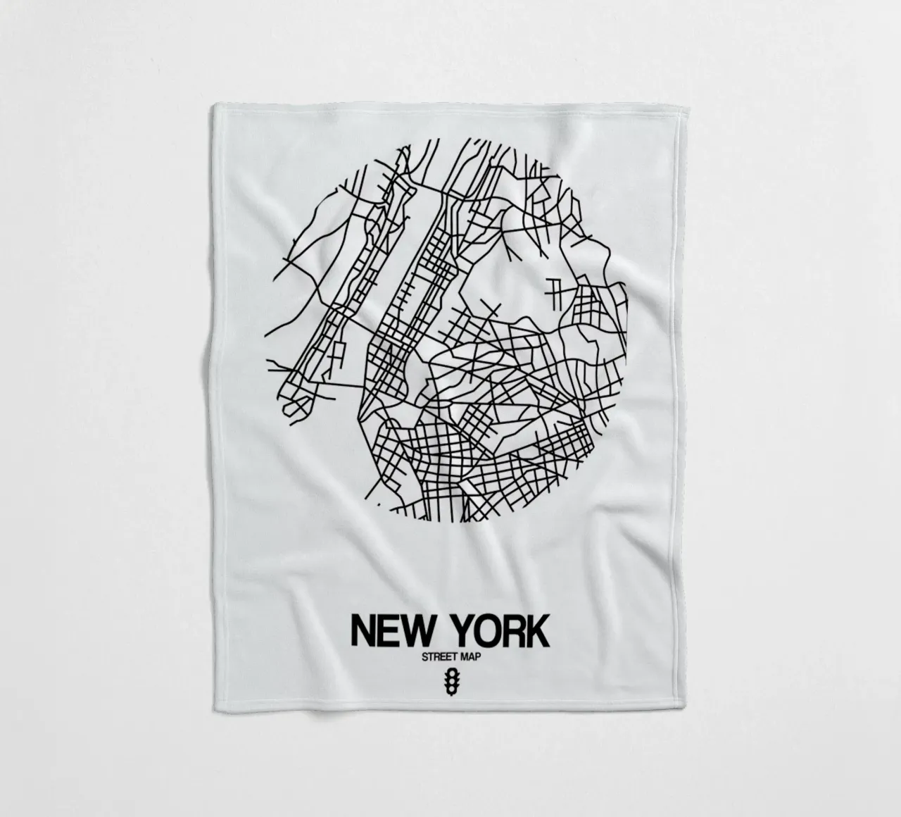 New York coperta in pile da Naxart