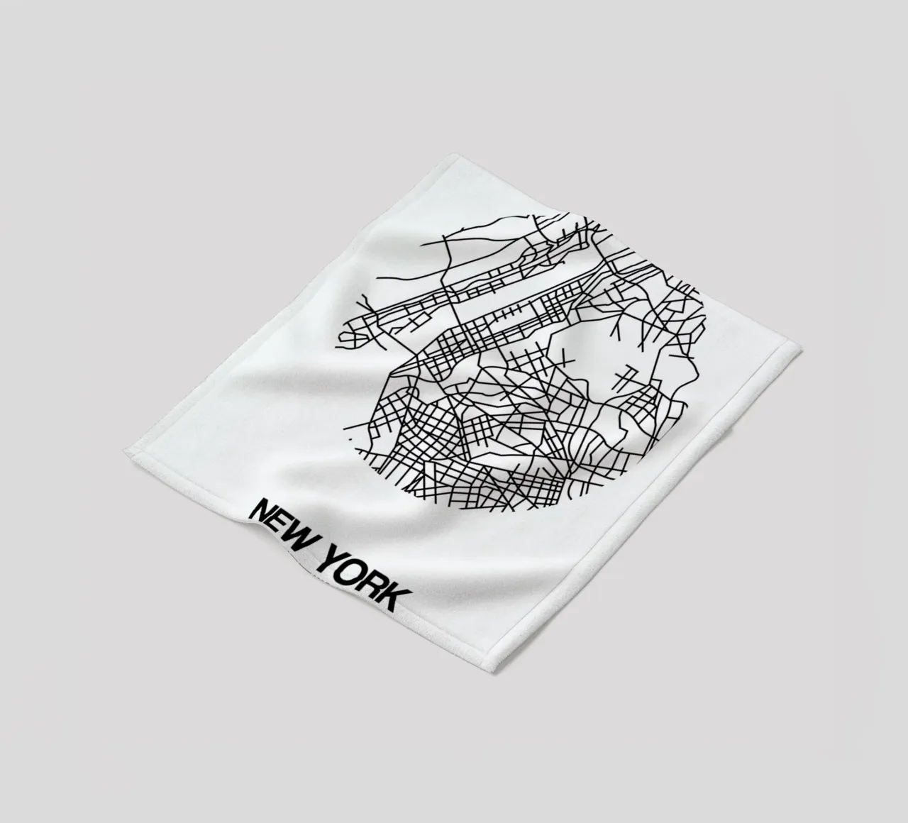 New York coperta in pile da Naxart