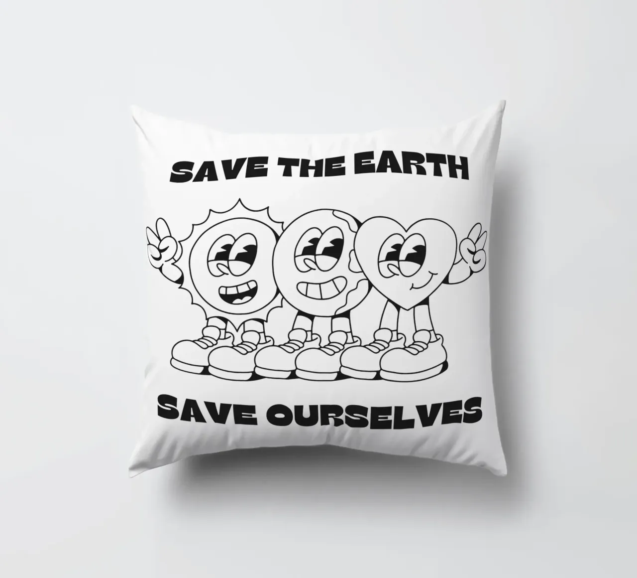 SAVE THE EARTH cuscino da Einfach Uebel