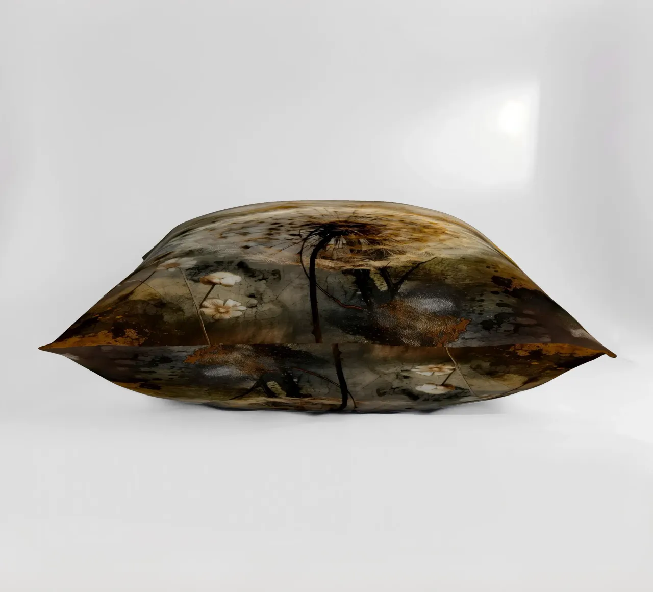 Luminous Dandelion decorative cushion by Modern Muse
