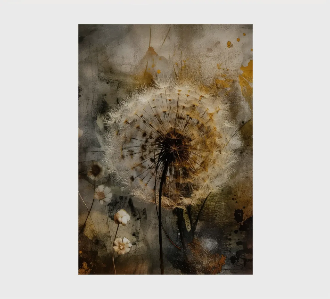 Luminous Dandelion notebook by Modern Muse