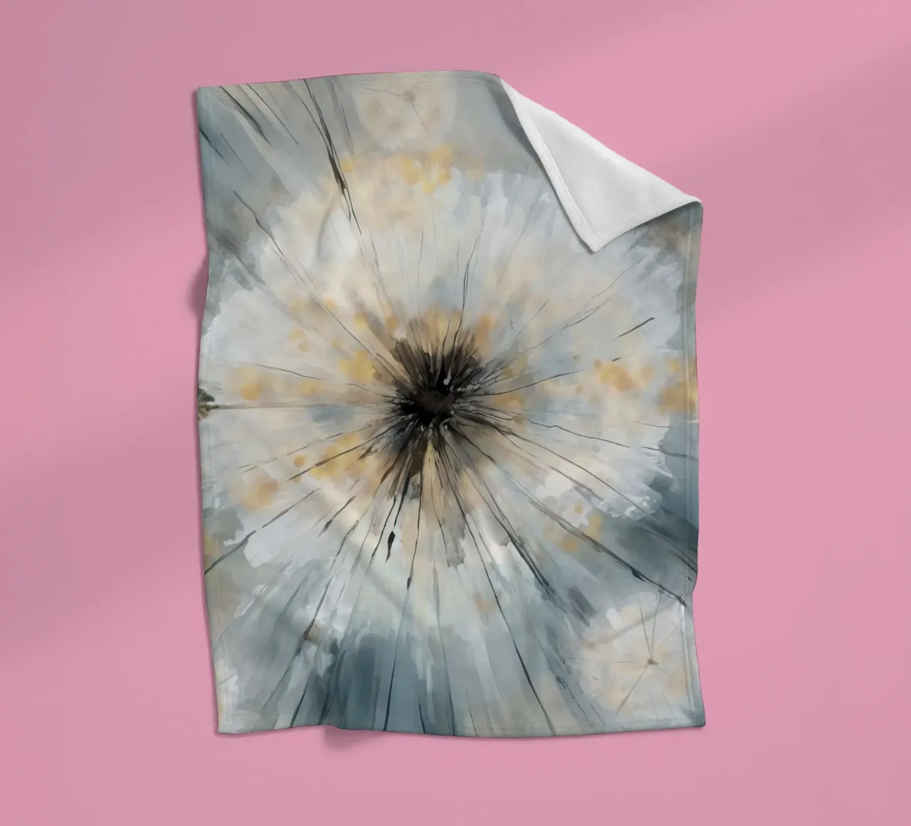 Löwenzahntrieb Fleecedecke von Modern Muse