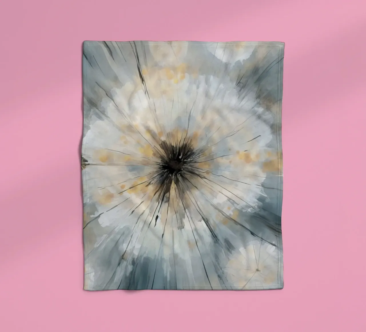 Löwenzahntrieb Fleecedecke von Modern Muse