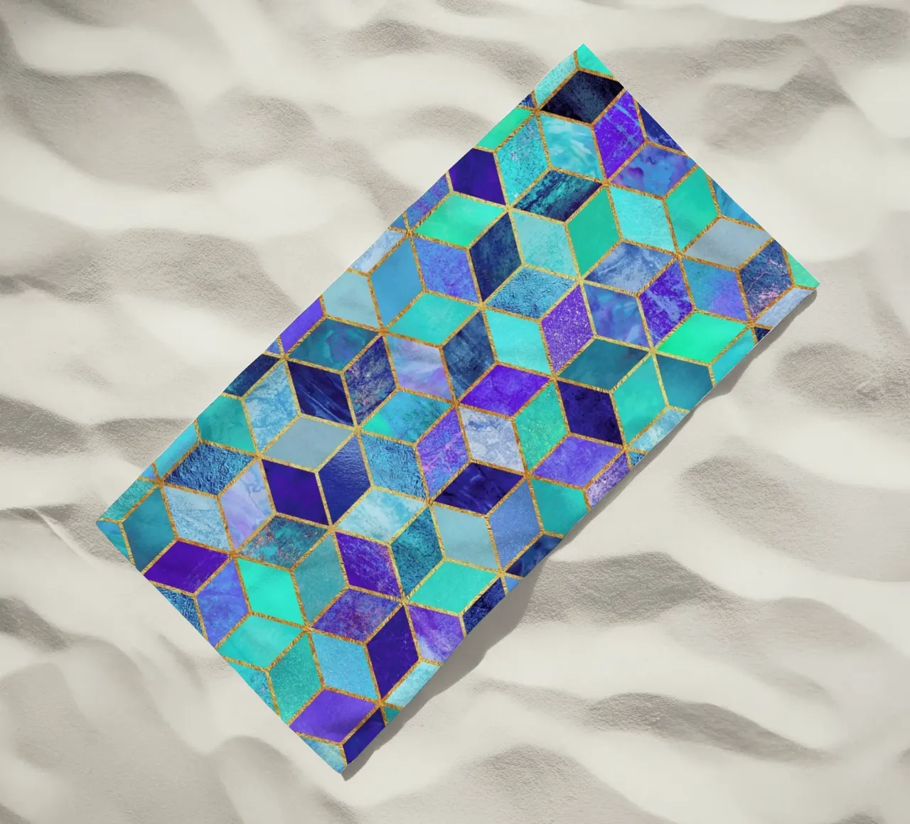 Blue Cubes telo mare da Elisabeth Fredriksson