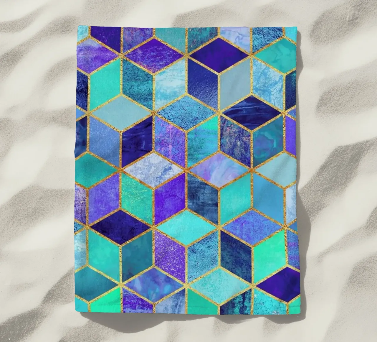 Blue Cubes telo mare da Elisabeth Fredriksson