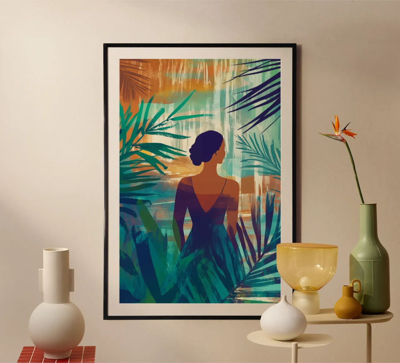 Donna nel paradiso tropicale poster da Autofocus
