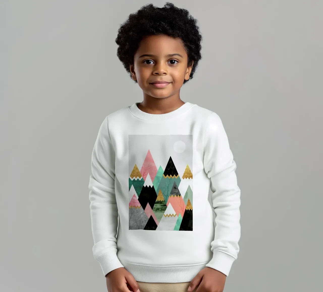 Pretty Mountains felpa bambino da Elisabeth Fredriksson