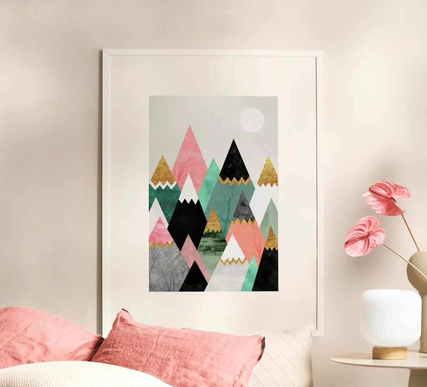 Pretty Mountains poster by Elisabeth Fredriksson