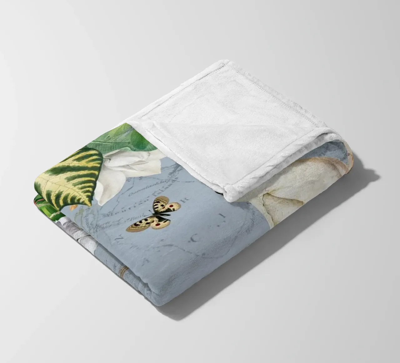 Cacatua bianchi Vita selvatica tropicale Vita esotica della giungla coperta in pile da Vintage World - Uta Naumann