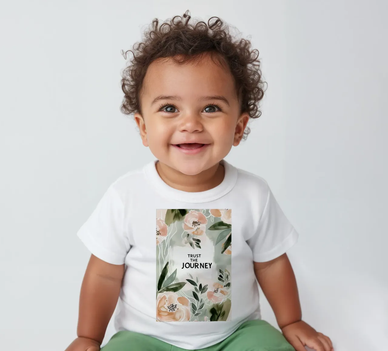 Trust The Journey maglietta neonato da treechild