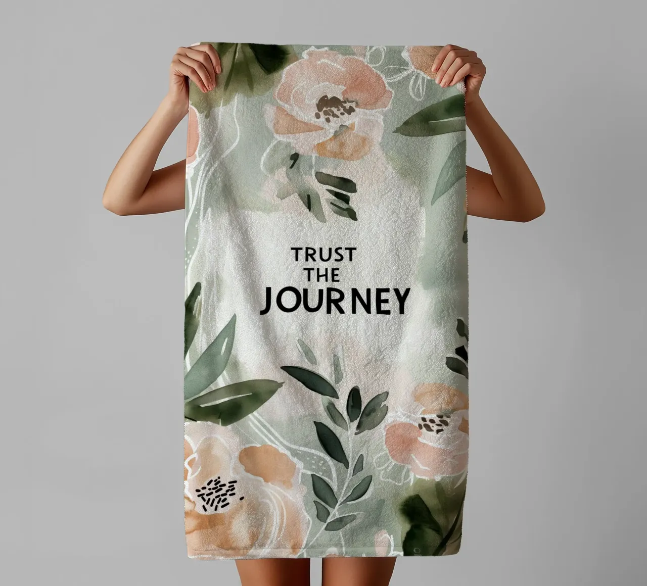 Trust The Journey asciugamano da bagno da treechild