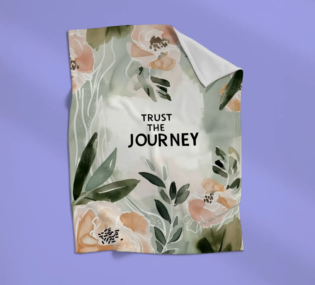 Trust The Journey coperta in pile da treechild