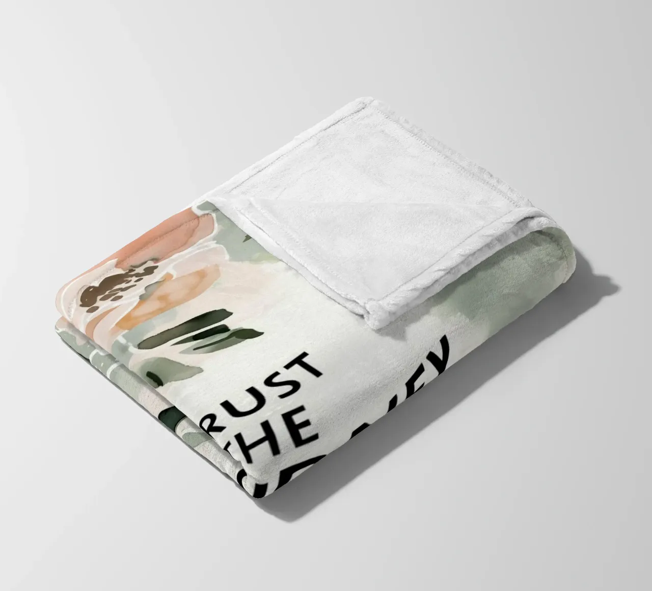 Trust The Journey coperta in pile da treechild