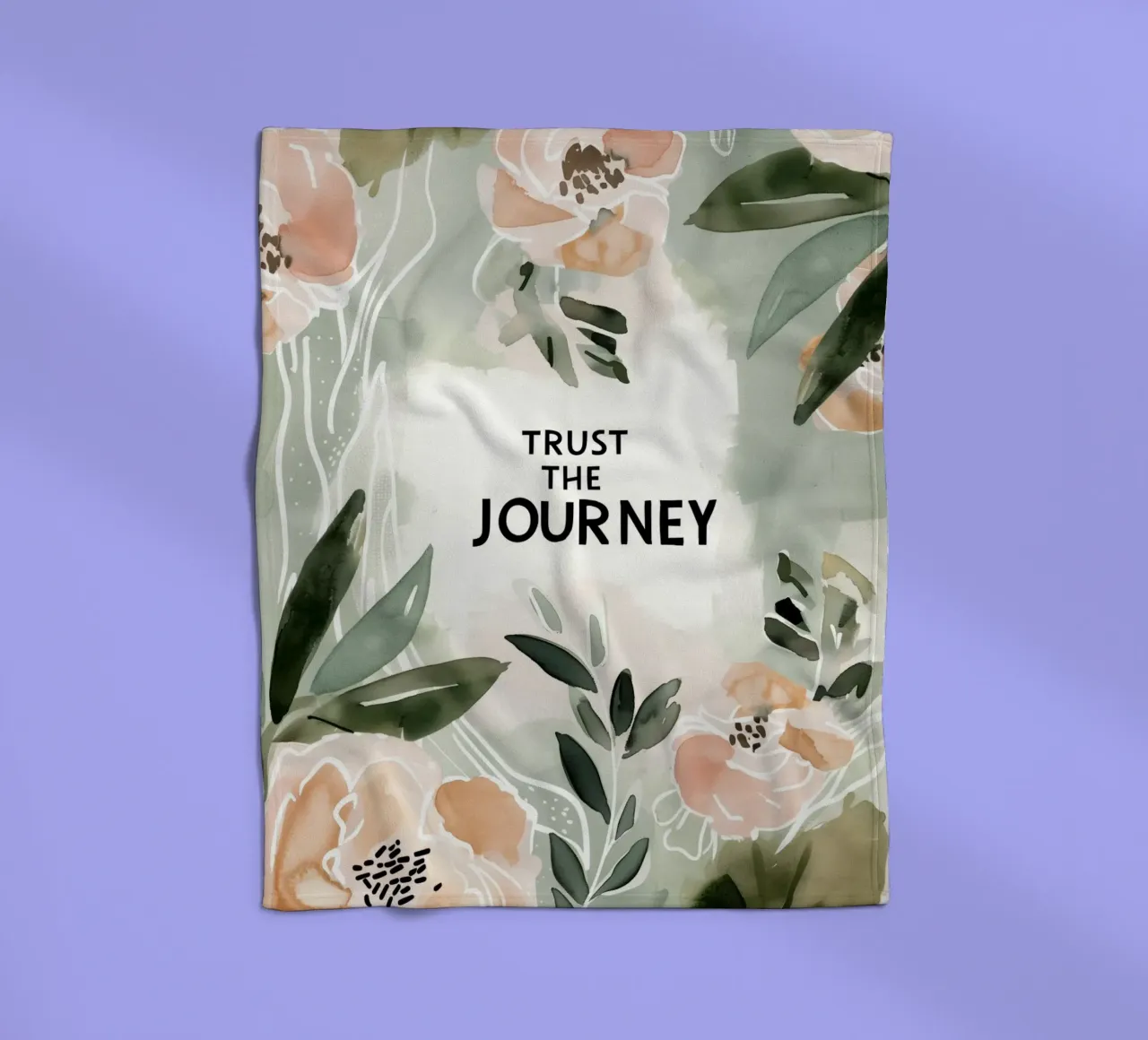 Trust The Journey coperta in pile da treechild