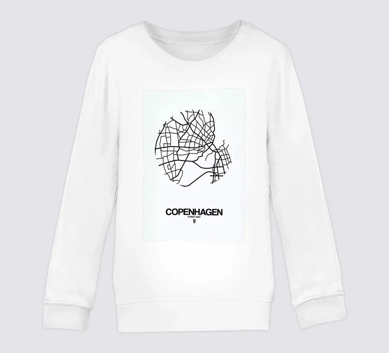 Copenhagen felpa bambino da Naxart