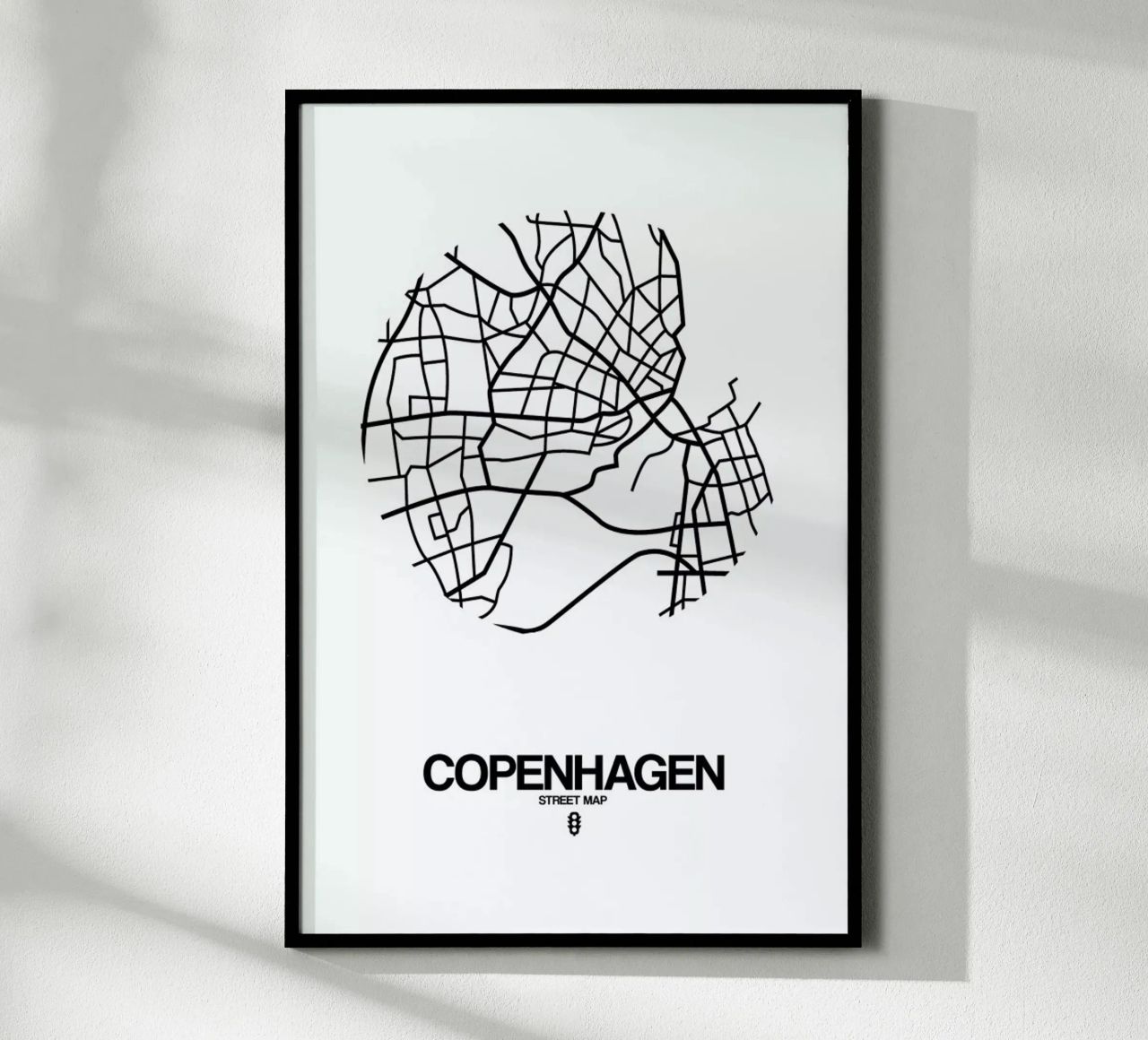 Copenhagen poster by Naxart
