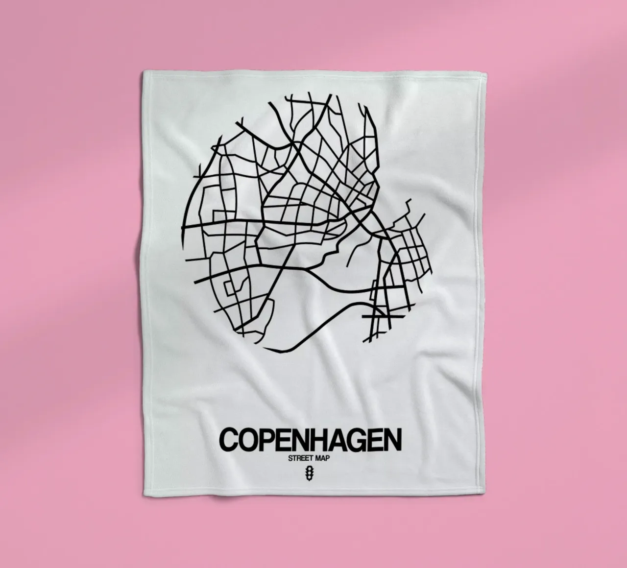 Copenhagen coperta in pile da Naxart