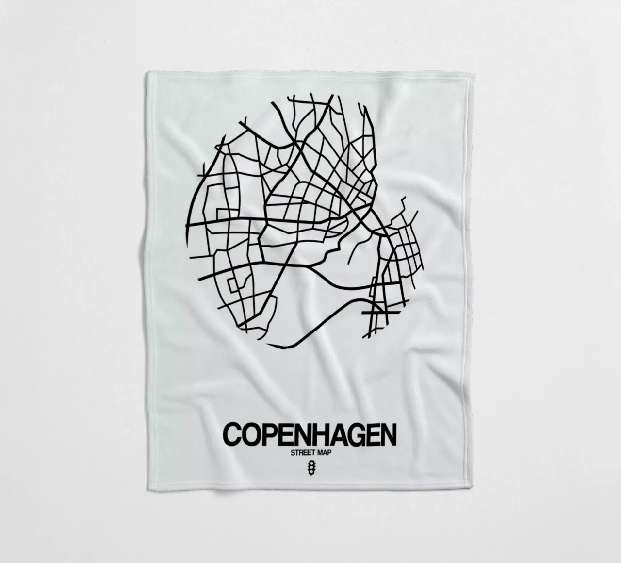Copenhagen coperta in pile da Naxart