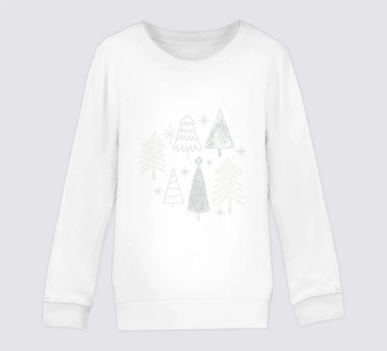 Christmas Tree - Evergreen Tree - Pine Tree - Green kids sweatshirt by susanacosta