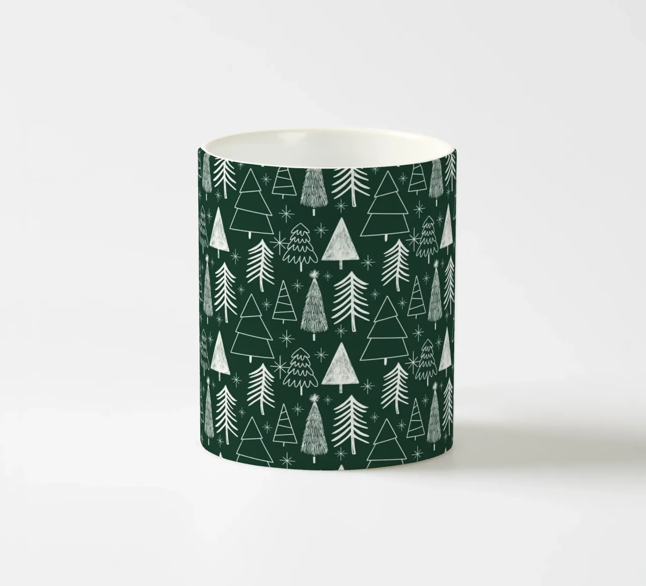 Weihnachtsbaum - Immergrüner Baum - Tannenbaum - Grün Keramik Tasse von susanacosta