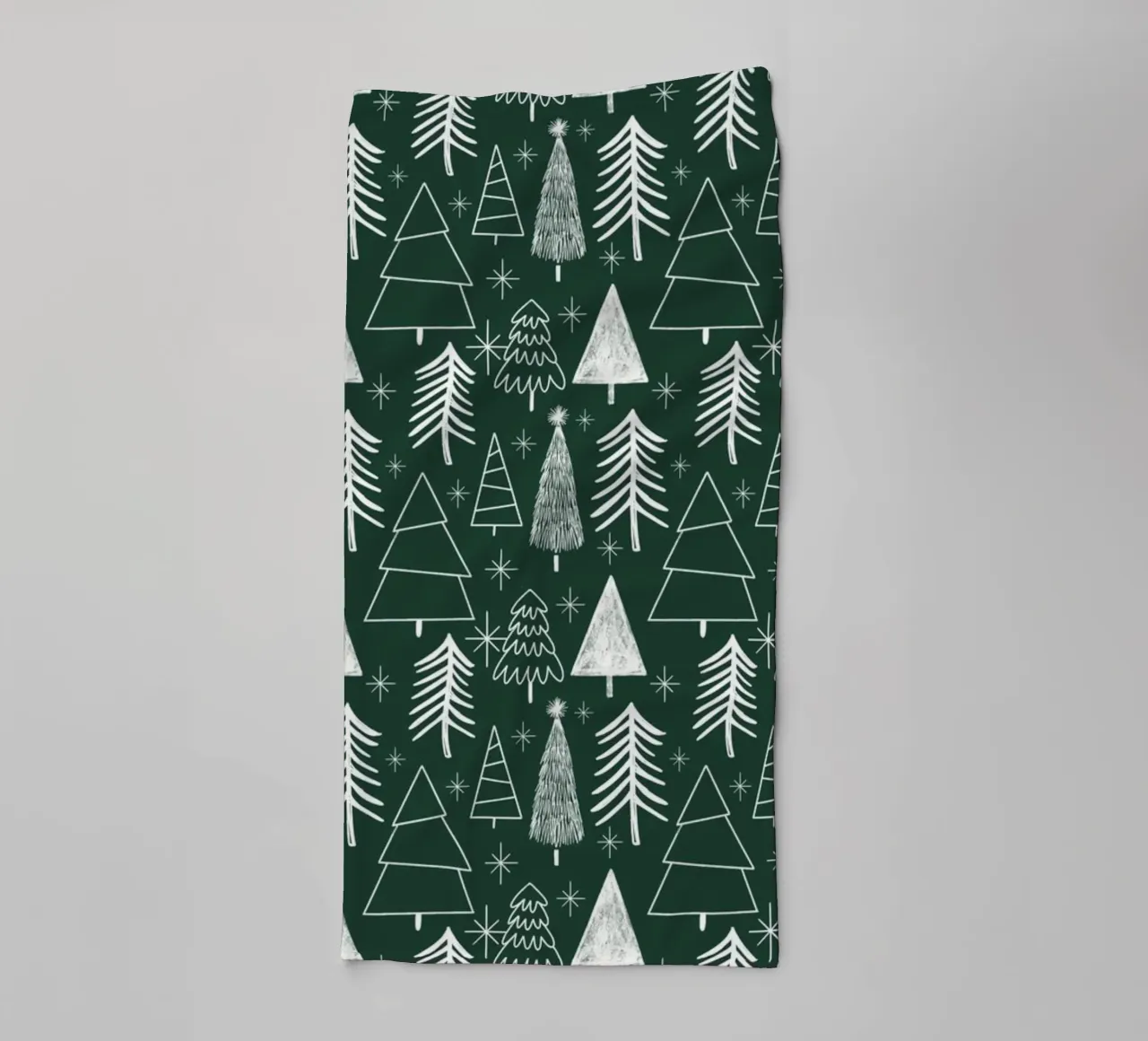Arbre de Noël - Arbre à feuilles persistantes - Pin - Vert serviette de bain de susanacosta