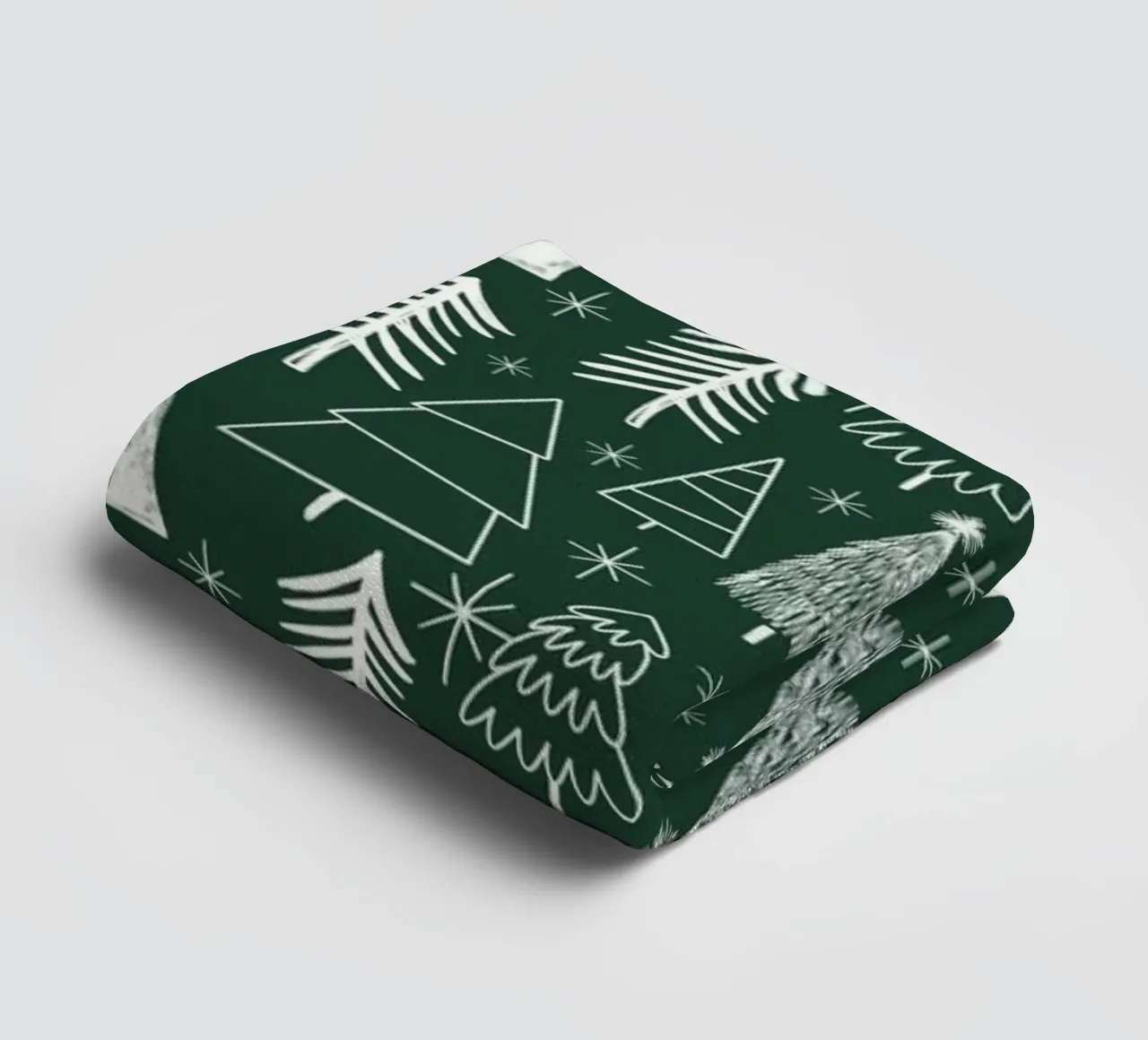 Arbre de Noël - Arbre à feuilles persistantes - Pin - Vert serviette de bain de susanacosta