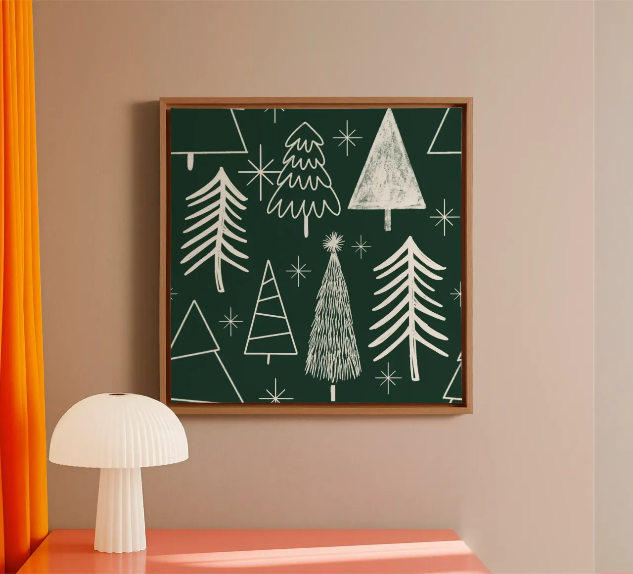 Christmas Tree - Evergreen Tree - Pine Tree - Green canvas by susanacosta