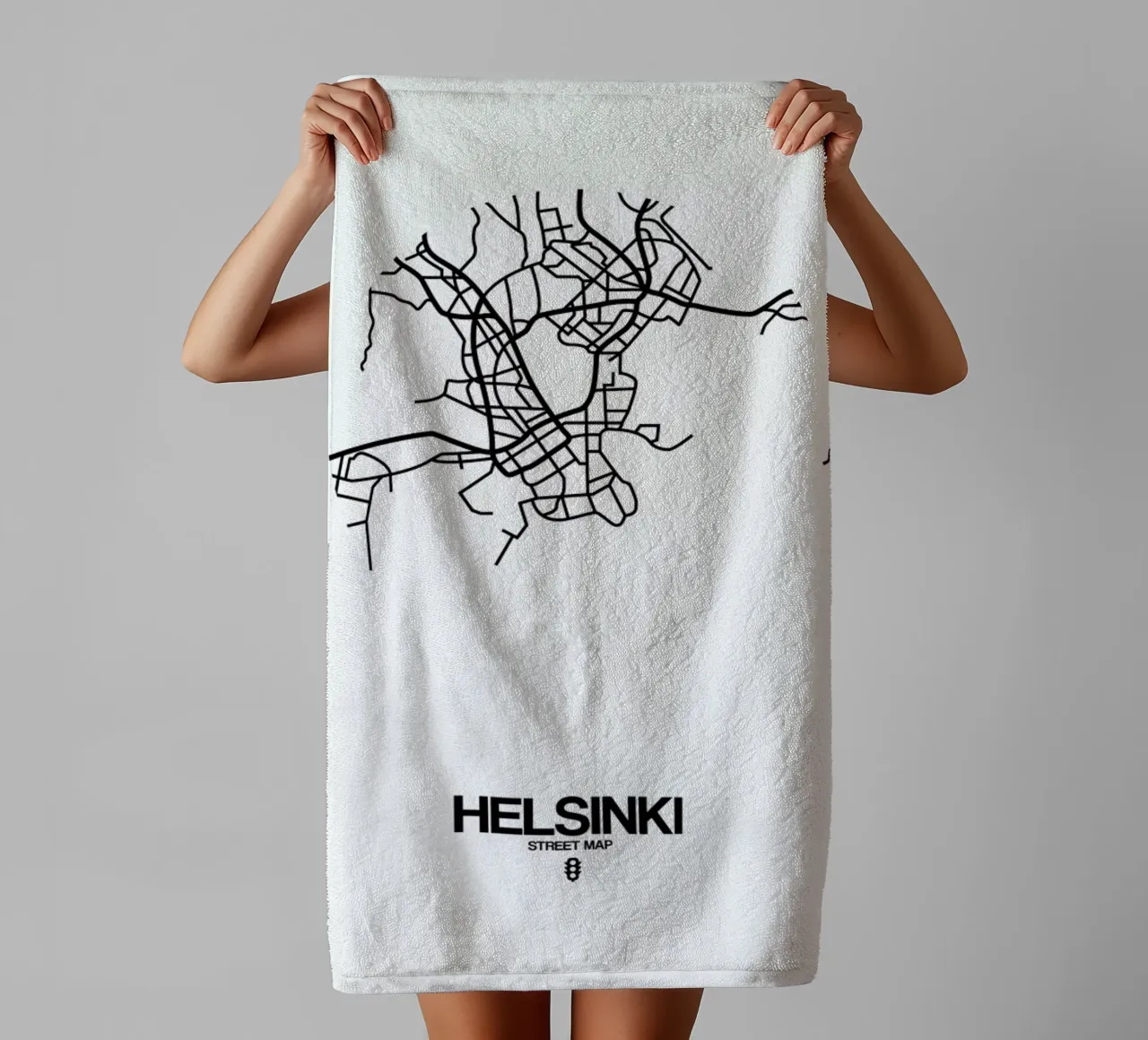 Helsinki asciugamano da bagno da Naxart