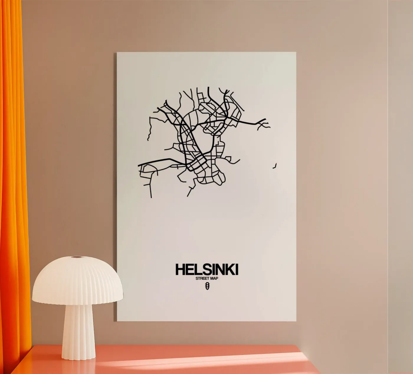 Helsinki Acryl-Glas von Naxart